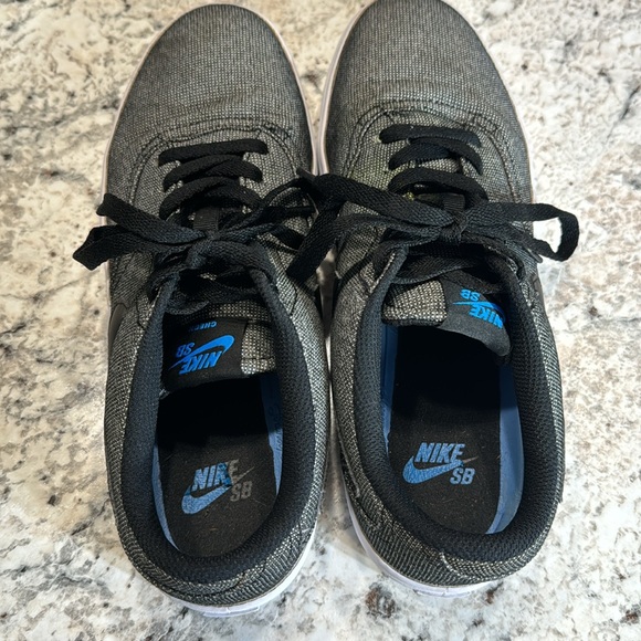 Nike Check Solarsoft Canvas SB Black White. Men’s size 8. - Picture 5 of 13